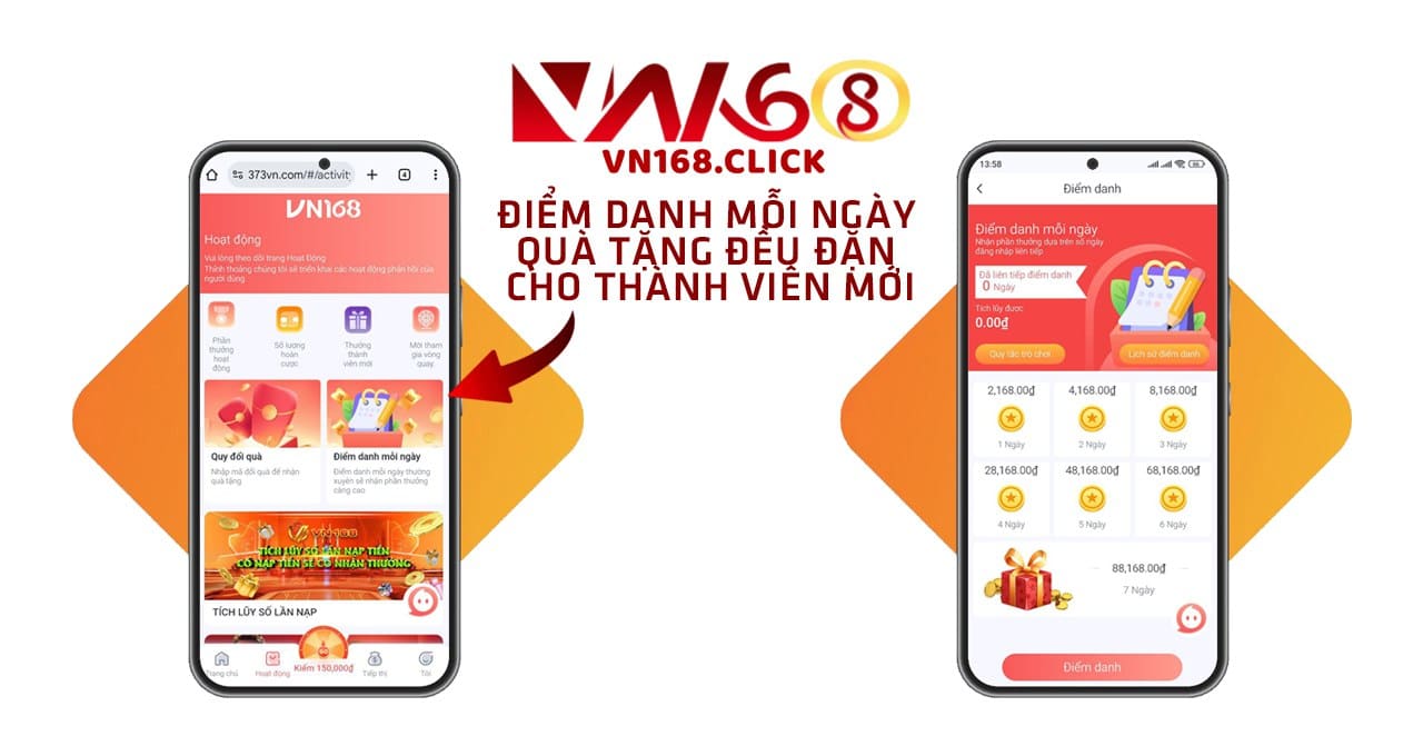Hoạt Động Hằng Ngày VN168 – Cơ Hội Nhận Thưởng Hấp Dẫn - SLOTCOVE.LOL